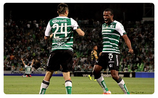 Santos Laguna Doublé de Peralta : Santos Laguna nouveau troisième