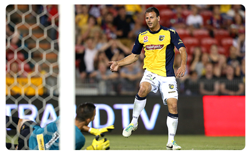 Central Coast Mariners Stejovski marque et les Mariners sont la seule équipe à prendre un point à l'extérieur