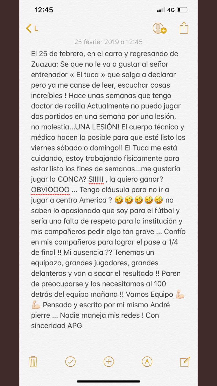 Gignac message