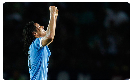 Cavani sauve l'Uruguay
