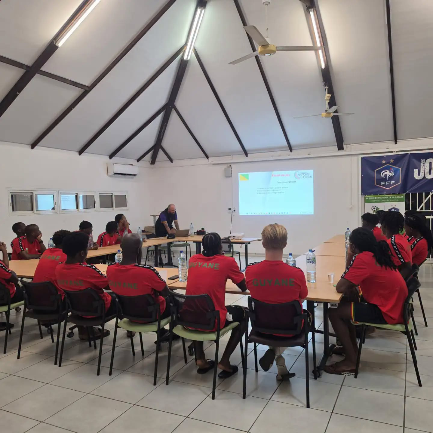 La sélection de Guyane lors du dernier stage en septembre 2026